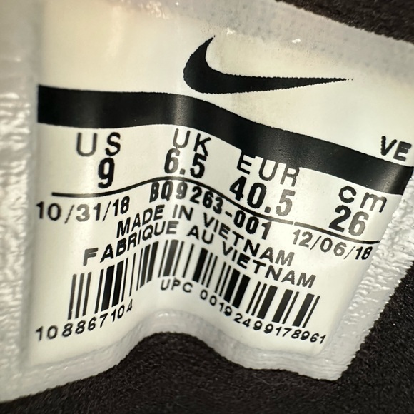 Nike Women's Downshifter 9 SE Black Light Pink Running Shoes 9 - Picture 11 of 11